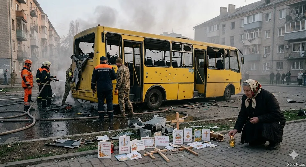 Guerra na Ucrânia: Zelenskyy propõe trégua de Páscoa após ataque fatal a civis