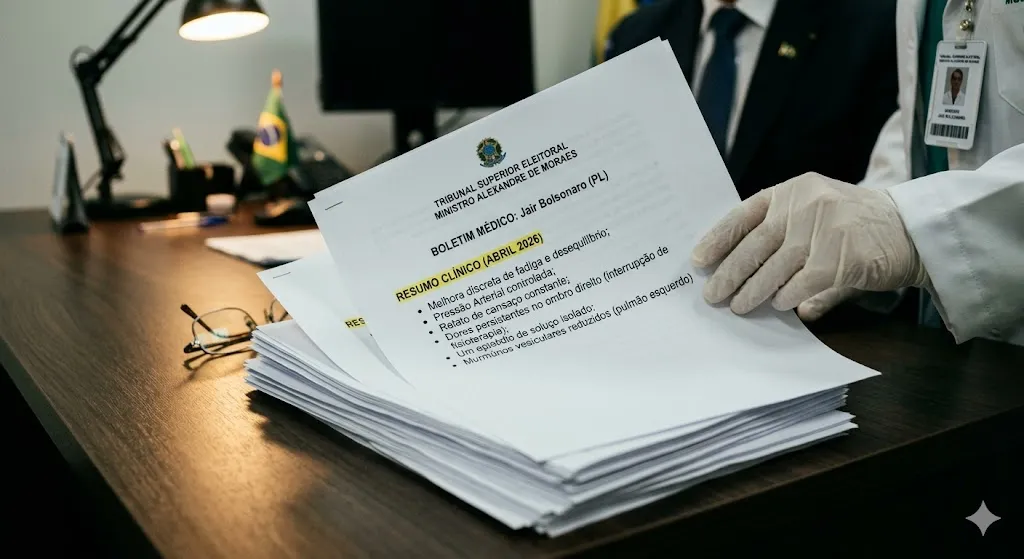 Bolsonaro: Novo boletim médico do ex-presidente detalha estado de saúde no STF