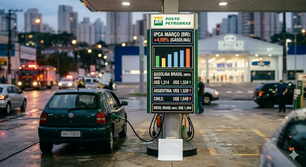 Guerra e Inflação: Combustíveis sobem no Brasil, mas governo contém disparada em comparação com países vizinhos