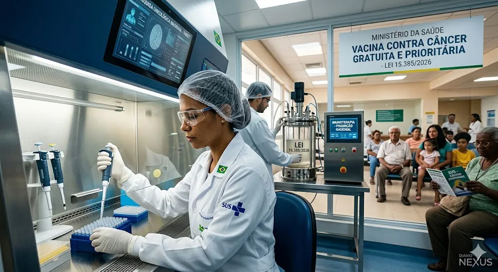 Soberania Oncológica: Nova Lei 15.385 Nacionaliza Vacinas contra o Câncer e Blinda o SUS