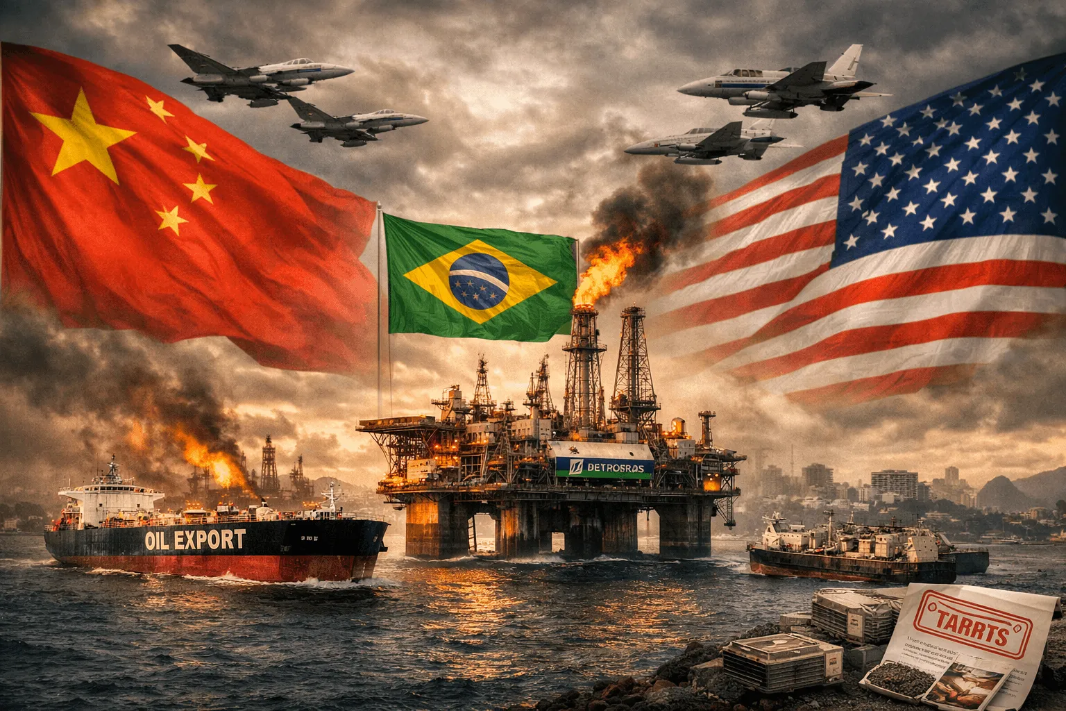 Petróleo e Geopolítica: O Brasil no Fogo Cruzado entre China e EUA