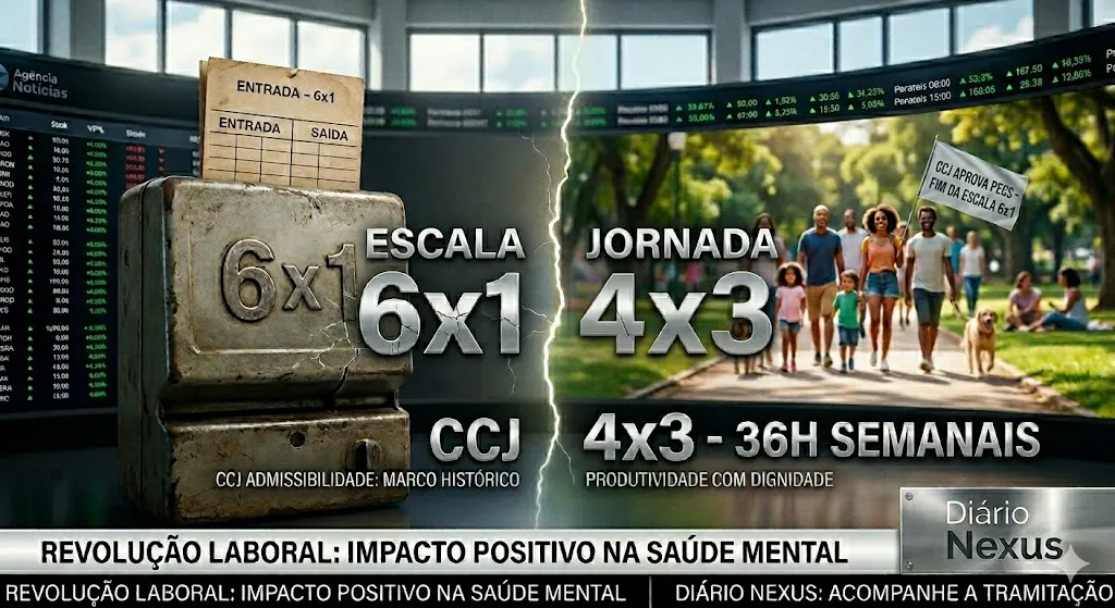 Fim da Escala 6x1: CCJ Aprova PECs e Abre Caminho para Revolução na Jornada de Trabalho