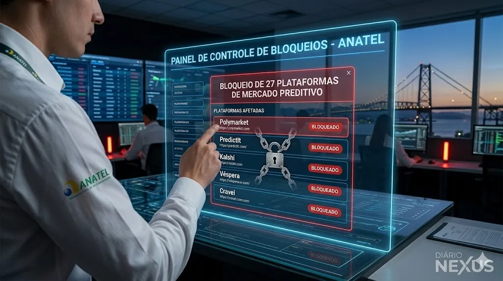 Ofensiva Digital: Governo Bloqueia 27 Plataformas de ‘Mercado Preditivo’ para Frear Endividamento