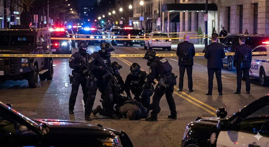 Ataque em Washington: Homem Dispara Durante Jantar de Trump com Correspondentes
