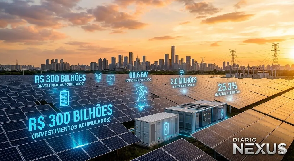Sol a Pino no Brasil: Energia Solar Rompe a Barreira dos R$ 300 Bilhões, mas Enfrenta Nuvens Regulatórias