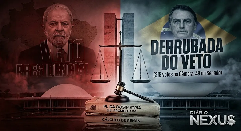 Choque de Poderes: Congresso Derruba Veto de Lula e Altera Penas para Atos de 8 de Janeiro
