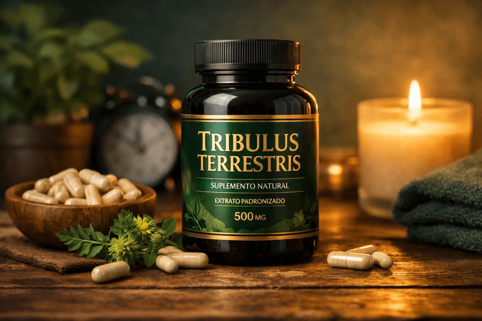Tribulus Terrestris: descubra por que tomar antes de dormir pode potencializar seus resultados