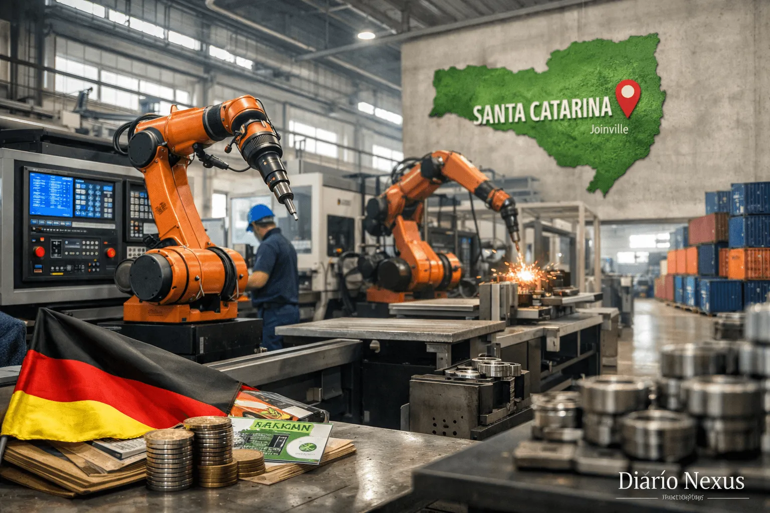 Santa Catarina atrai gigante alemã: investimento de R$ 205 milhões impulsiona indústria 4.0