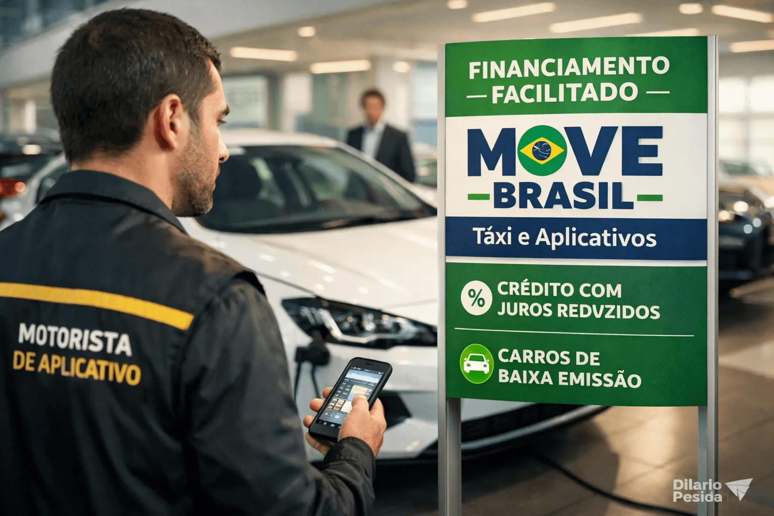 Táxi e Aplicativos: Entenda quem pode e como solicitar o crédito do Move Brasil