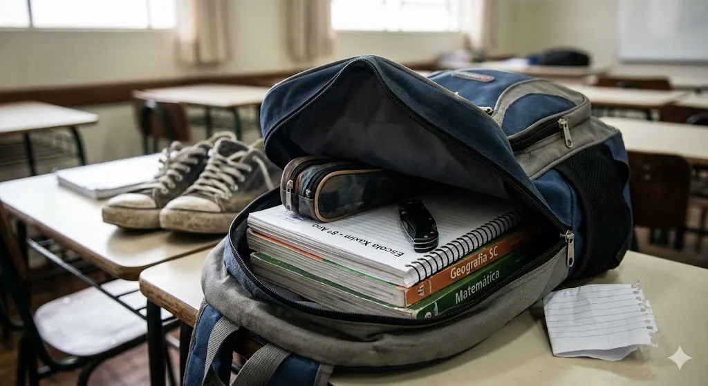 Aluno leva canivete para escola após briga: caso em Xaxim expõe avanço da violência entre estudantes em SC