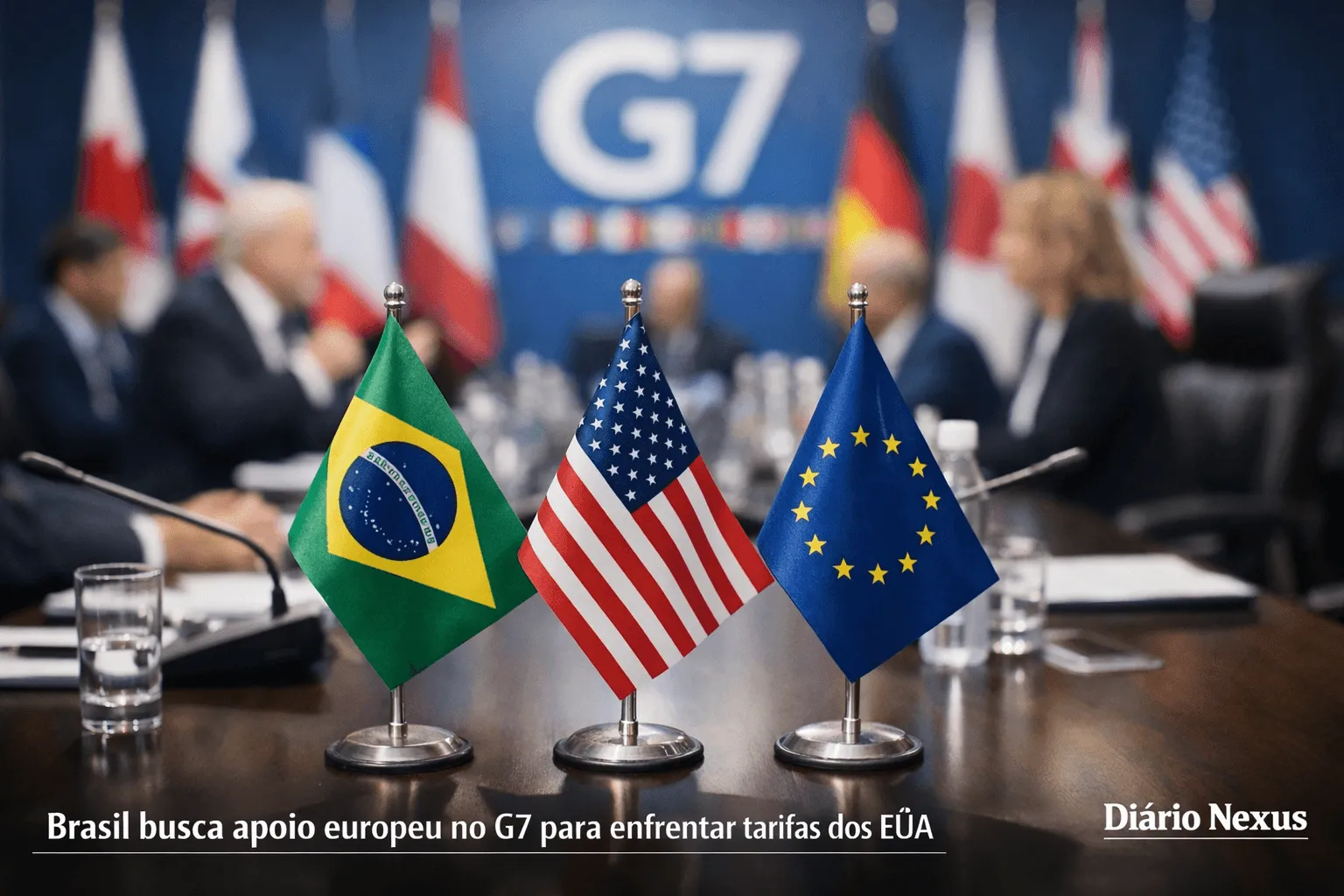 Pressão no G7: Brasil tenta transformar tarifas dos EUA em disputa global e busca apoio europeu