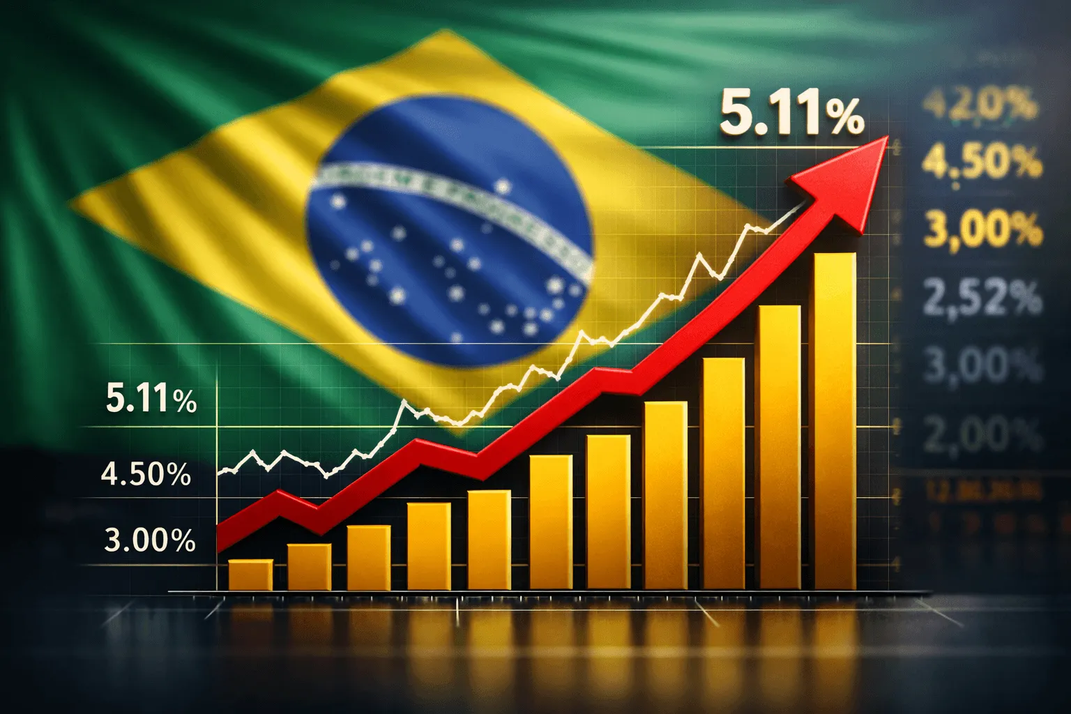 Inflação volta a subir: por que a projeção de 5,11% acende alerta para juros e economia