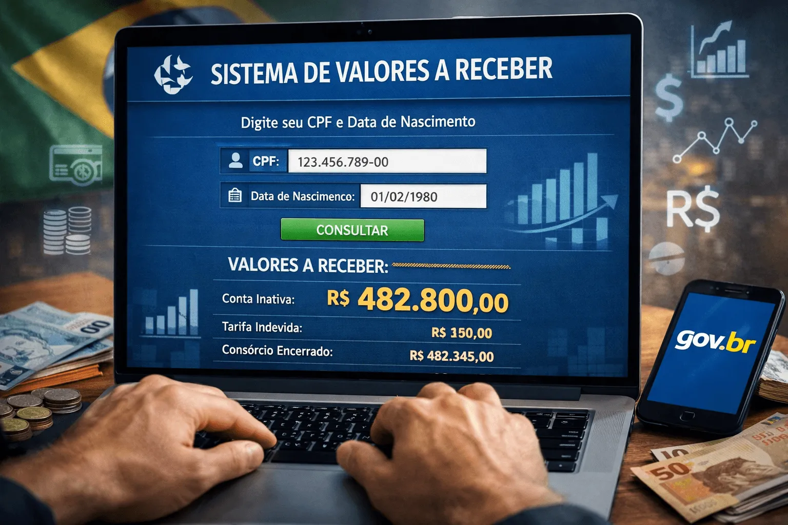 Brasileiros sacam R$ 482,8 milhões esquecidos em bancos: entenda o destino dos valores e os riscos