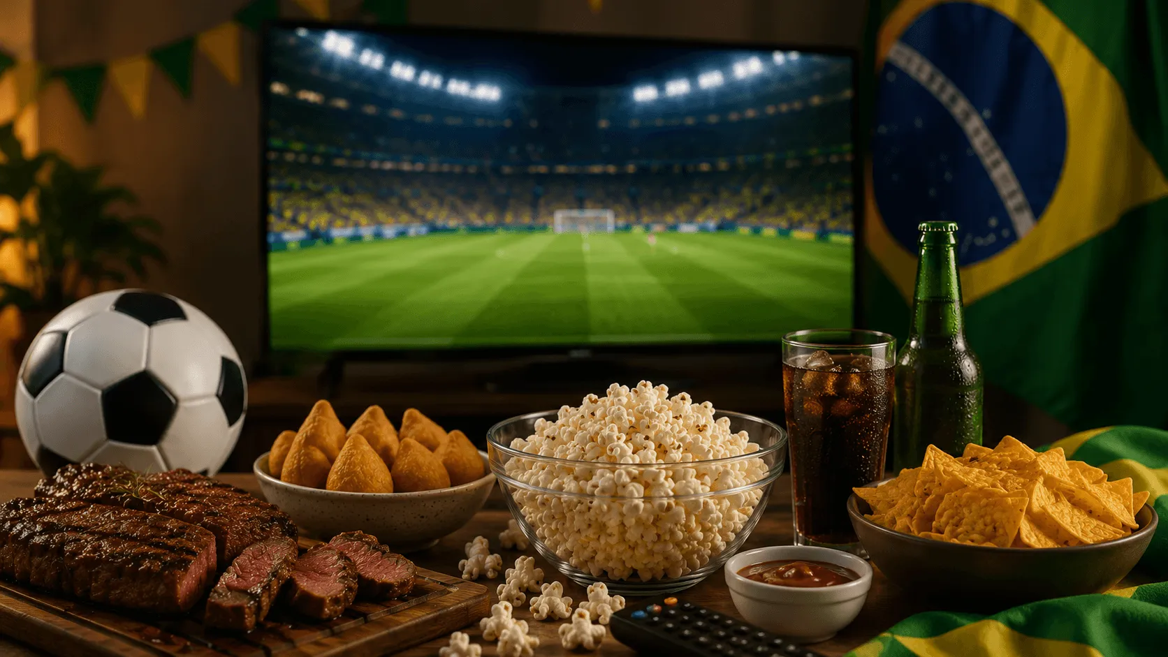 Inflação da Copa: alta das carnes e do milho de pipoca encarece rotina do torcedor brasileiro