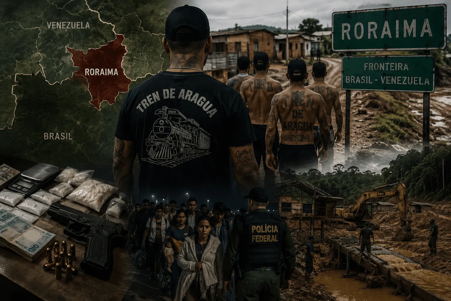 Tren de Aragua em Roraima: como a facção venezuelana se infiltrou no Brasil e transformou a fronteira em corredor do crime