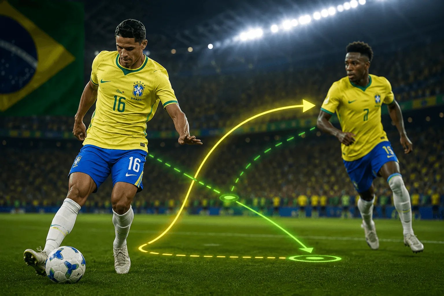 Douglas Santos ganha protagonismo: lateral explica papel tático ao lado de Vini Jr. na estreia da Seleção