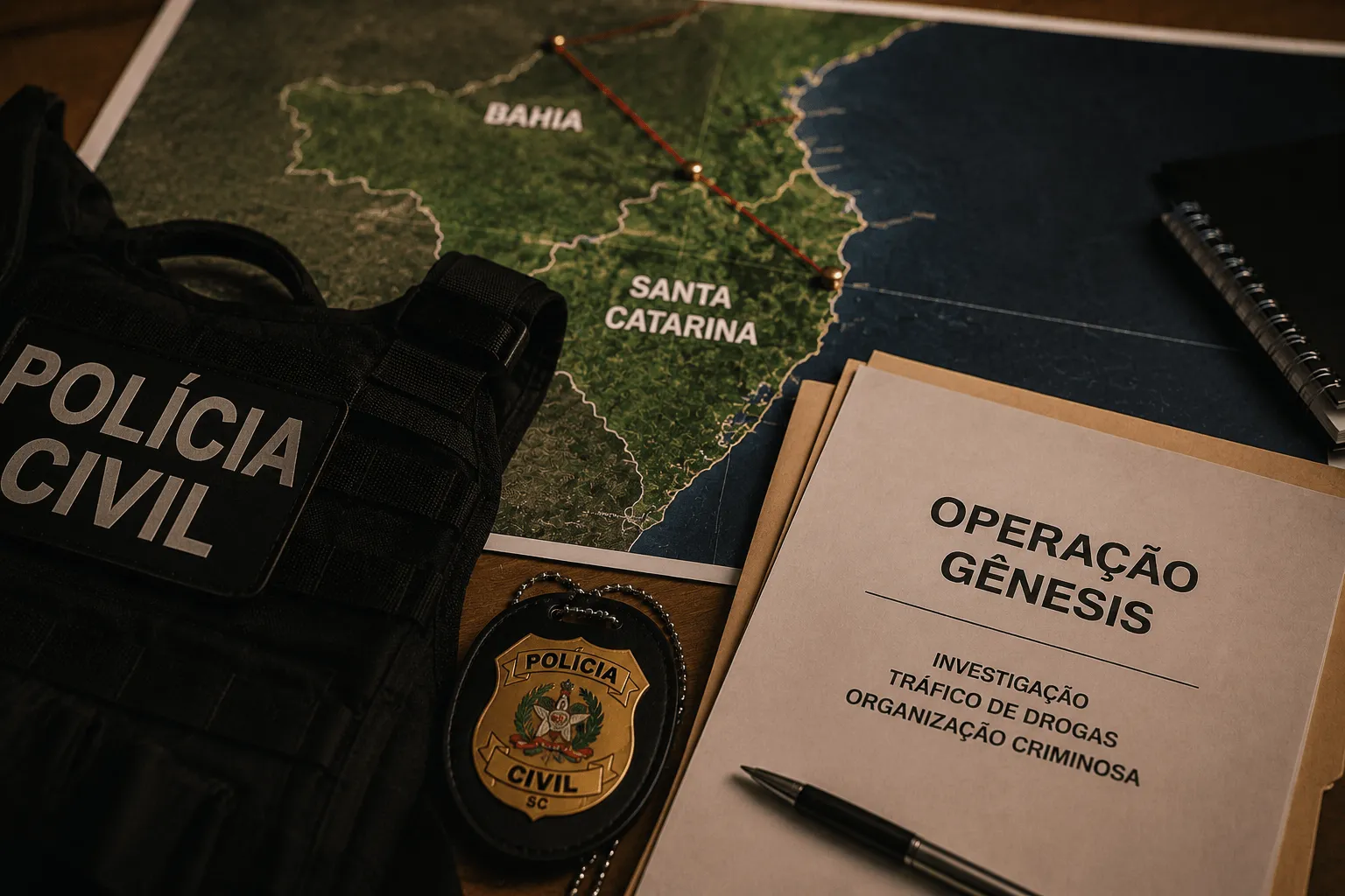 Operação Gênesis em SC: integrante da facção baiana ‘Tropa do Cote’ morre em confronto e cinco são presos