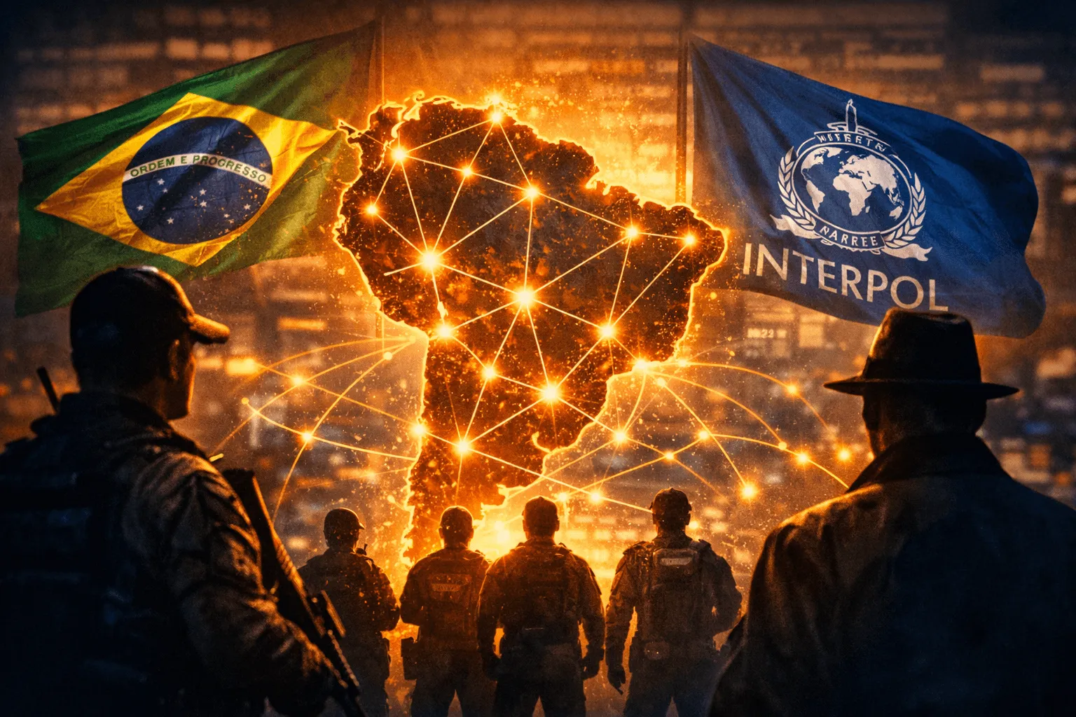 Brasil e Interpol fecham aliança continental : nova coalizão mira finanças e redes do crime organizado na América do Sul