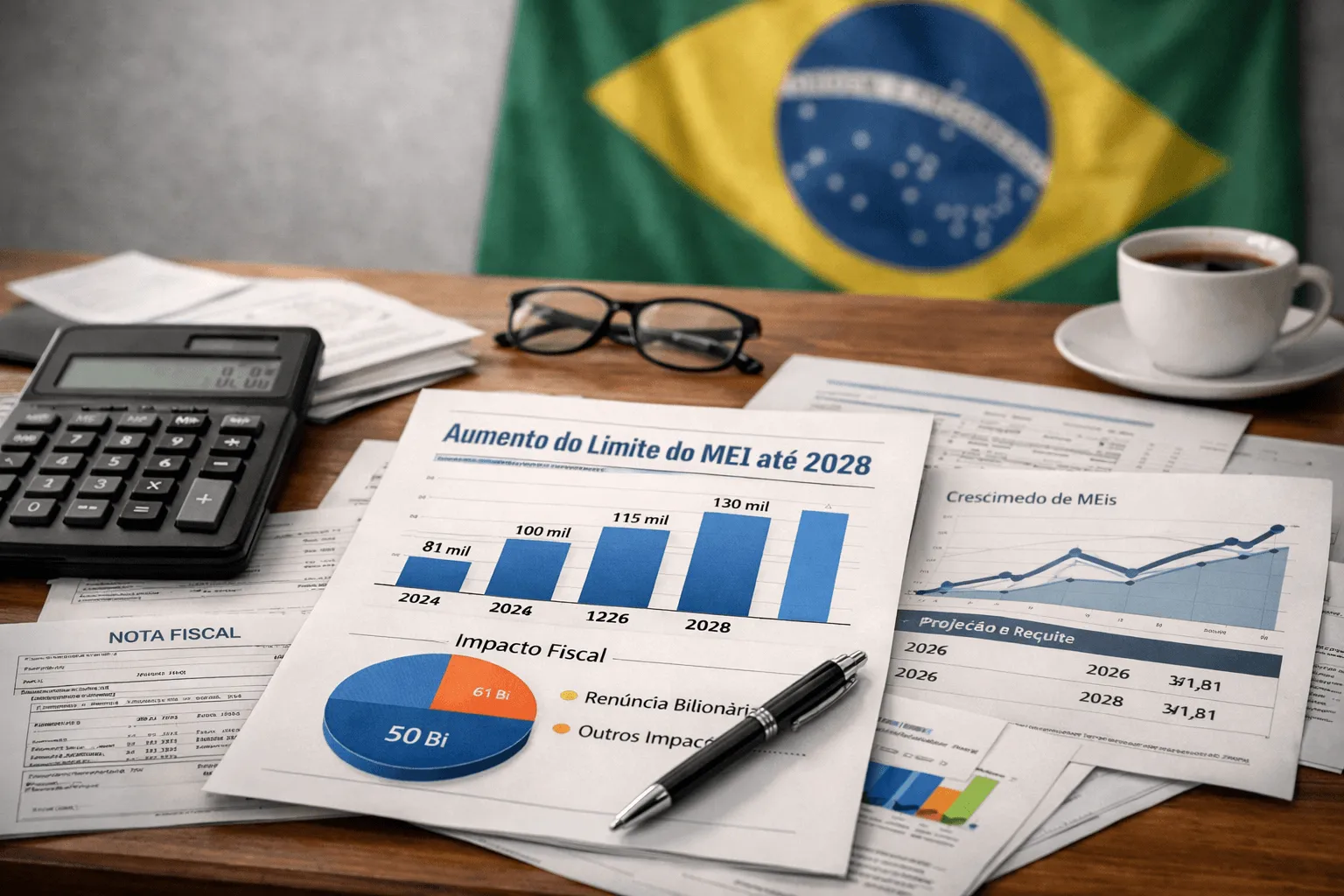 Aumento do limite do MEI até 2028: pressão fiscal, expansão do empreendedorismo e disputa no Congresso expõem dilemas do regime simplificado no Brasil