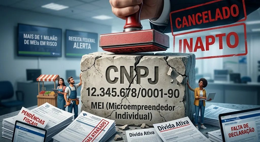 CNPJ em risco: “Mais de um milhão de MEIs podem perder o registro por falta de regularização fiscal”
