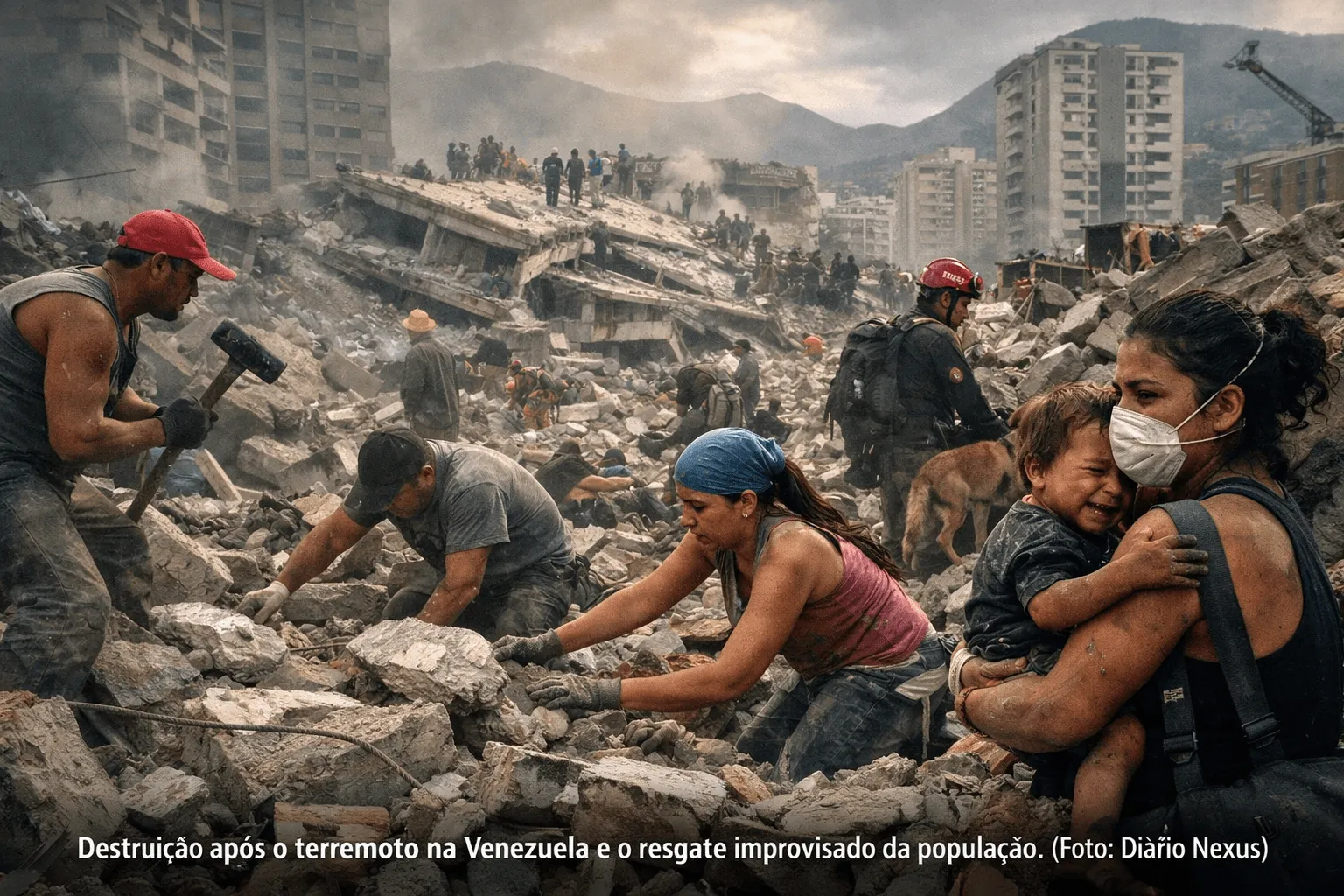 Terremoto na Venezuela expõe falhas estruturais: quando o desastre revela a fragilidade do Estado