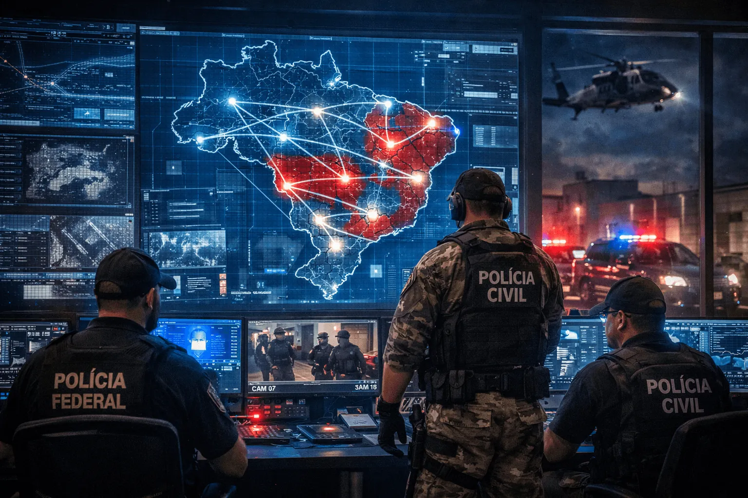 Forças Integradas deflagram operação nacional: ofensiva contra o crime organizado mobiliza 14 estados e 17 unidades especiais