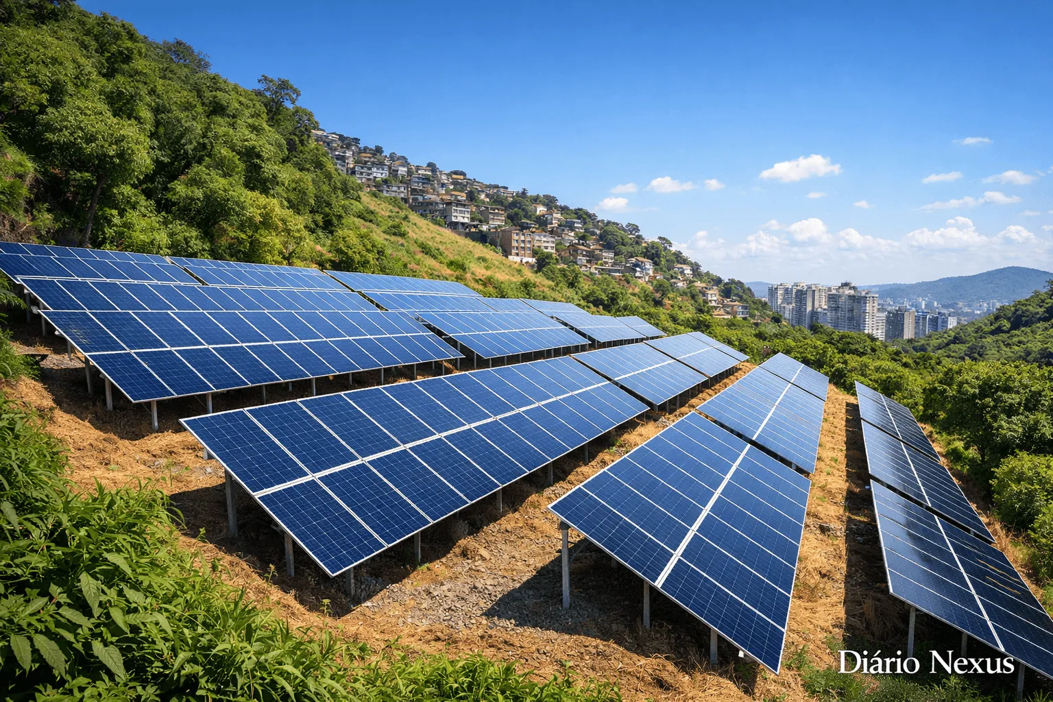 Energia solar em comunidades: projeto no Morro do Boa Vista inaugura novo modelo de economia pública e proteção ambiental